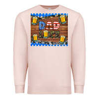 Pale Pink dad life with beers Premium Sweatshirt - HRA Design Shop
