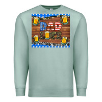 Seafoam dad life with beers Premium Sweatshirt - HRA Design Shop