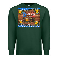 Sports Green dad life with beers Premium Sweatshirt - HRA Design Shop