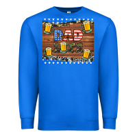 True Royal dad life with beers Premium Sweatshirt - HRA Design Shop