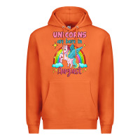 Carrot unicorns are born in august Premium Hoodie - Jasminsmagicworld