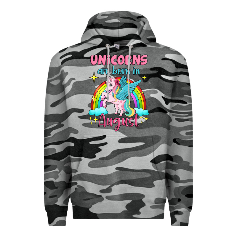 Unicorns Are Born In August Premium Hoodie by Jasminsmagicworld | Teevron