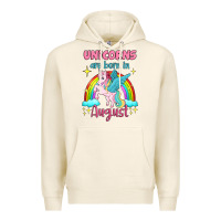 Tofu unicorns are born in august Premium Hoodie - Jasminsmagicworld