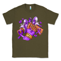 Army Green domestic violence afro girl sneakers Classic Tee - RanaPortraitStore