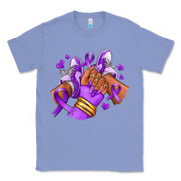 Colony Blue domestic violence afro girl sneakers Classic Tee - RanaPortraitStore