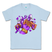 Dusty Blue domestic violence afro girl sneakers Classic Tee - RanaPortraitStore