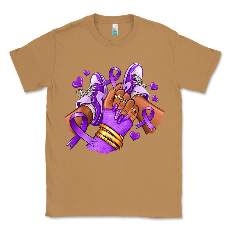 Domestic Violence Afro Girl Sneakers Classic Tee by RanaPortraitStore | Teevron