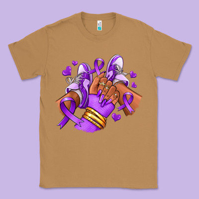 Domestic Violence Afro Girl Sneakers Classic Tee Designed By Ranaportraitstore