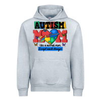 Heather Grey autism mom like a normal mom Urban Hoodie - MaliasSmallBusiness