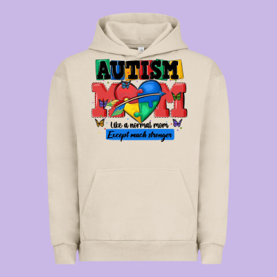 Autism Mom Like A Normal Mom Urban Hoodie Designed By Maliassmallbusiness