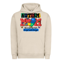 Pigment French Oak autism mom like a normal mom Urban Hoodie - MaliasSmallBusiness