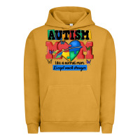 Pigment Peanut Butter autism mom like a normal mom Urban Hoodie - MaliasSmallBusiness