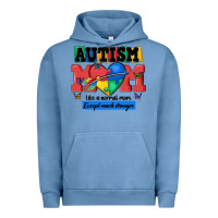 Pigment Pebble Blue autism mom like a normal mom Urban Hoodie - MaliasSmallBusiness