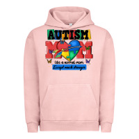 Pigment Salmon autism mom like a normal mom Urban Hoodie - MaliasSmallBusiness