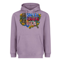 Lavender Small town usa 4th of july Heavyweight Hoodie - CowGirlArtShop