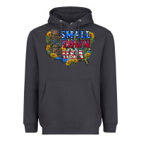 Smoke Small town usa 4th of july Heavyweight Hoodie - CowGirlArtShop