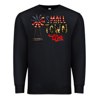 Black small town usa Premium Sweatshirt - CowhideDigitalArt