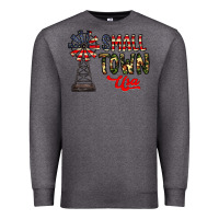 Charcoal Heather small town usa Premium Sweatshirt - CowhideDigitalArt