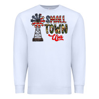 White small town usa Premium Sweatshirt - CowhideDigitalArt