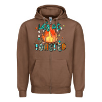 Chestnut let's get toasted Zipper Hoodie - Zillion Design Studio
