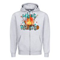 Heather Grey let's get toasted Zipper Hoodie - Zillion Design Studio