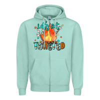 Seafoam let's get toasted Zipper Hoodie - Zillion Design Studio