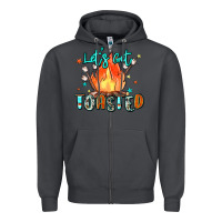 Smoke let's get toasted Zipper Hoodie - Zillion Design Studio