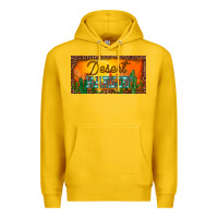 Lemon western desert darlin sunset cactus leopard serape   license plate tem Premium Hoodie - BarkalooDesign