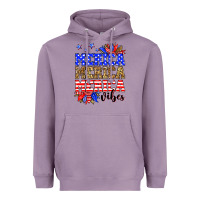 Lavender Merica merica merica vibes Heavyweight Hoodie - Neo Western
