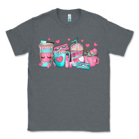 Charcoal Heather lash hustler coffee cups Classic Tee - texasbilliewilder