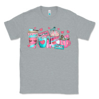 Heather Grey lash hustler coffee cups Classic Tee - texasbilliewilder