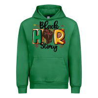 Emerald black story Urban Hoodie - MaliasSmallBusiness