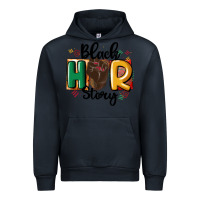 Navy black story Urban Hoodie - MaliasSmallBusiness