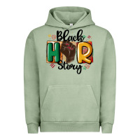 Pigment Oil Green black story Urban Hoodie - MaliasSmallBusiness