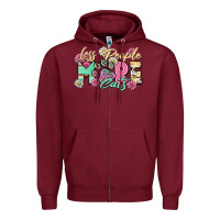 Burgundy less people more cats Zipper Hoodie - Zillion Design Studio