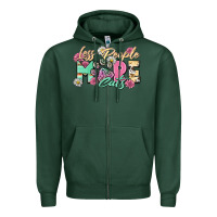 Sports Green less people more cats Zipper Hoodie - Zillion Design Studio