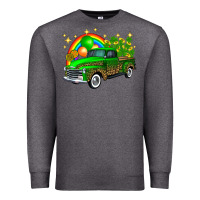 St Patricks Shamrock Gold Rainbow Balloon Candy Truck Premium Sweatshirt | Teevron