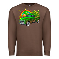 Chestnut st patricks shamrock gold rainbow balloon candy truck Premium Sweatshirt - FaDigitalArtStudio