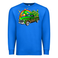 True Royal st patricks shamrock gold rainbow balloon candy truck Premium Sweatshirt - FaDigitalArtStudio