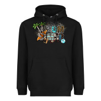 Black hello summer Heavyweight Hoodie - SublimationCraftShop
