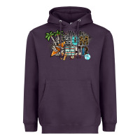 Plum hello summer Heavyweight Hoodie - SublimationCraftShop