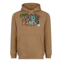 Toasted Coconut hello summer Heavyweight Hoodie - SublimationCraftShop