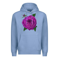 Colony Blue Celestial Rose Premium Hoodie - LillyAllenDesigns