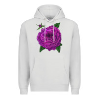 Dove Grey Celestial Rose Premium Hoodie - LillyAllenDesigns