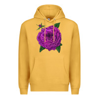 Mustard Celestial Rose Premium Hoodie - LillyAllenDesigns