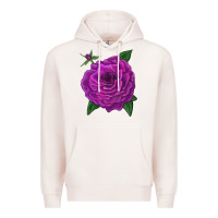 Pale Pink Celestial Rose Premium Hoodie - LillyAllenDesigns