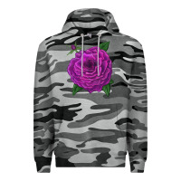 Slate Camo Celestial Rose Premium Hoodie - LillyAllenDesigns