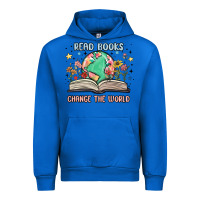 Cobalt book lover Urban Hoodie - MaliasSmallBusiness
