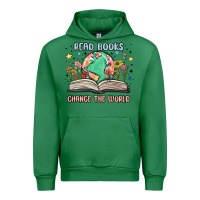 Emerald book lover Urban Hoodie - MaliasSmallBusiness