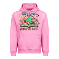 Fuchsia Pink book lover Urban Hoodie - MaliasSmallBusiness